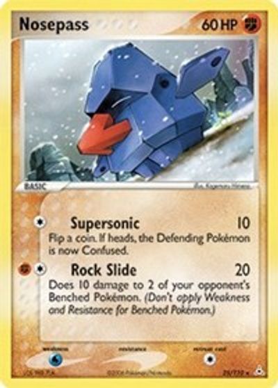 Nosepass [Reverse Holo] #25
