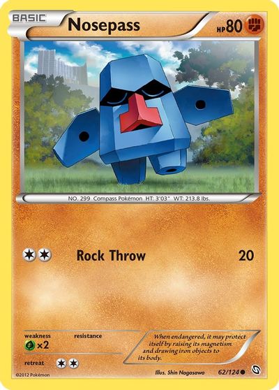 Nosepass [Reverse Holo] #62