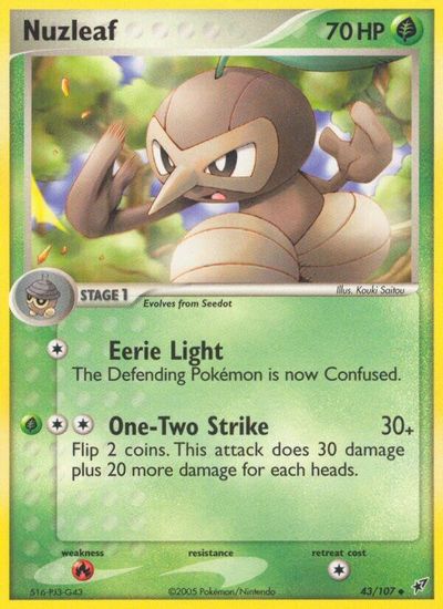 Nuzleaf [Reverse Holo] #43