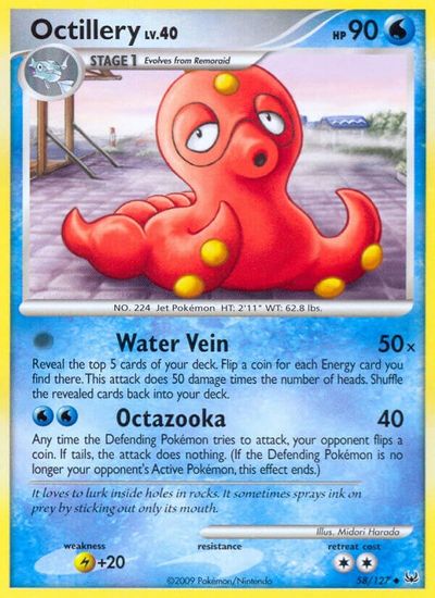 Octillery [Reverse Holo] #58