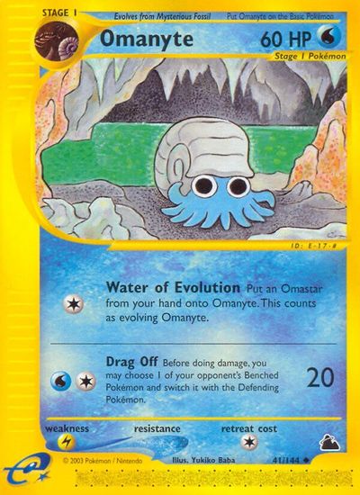 Omanyte [Reverse Holo] #41