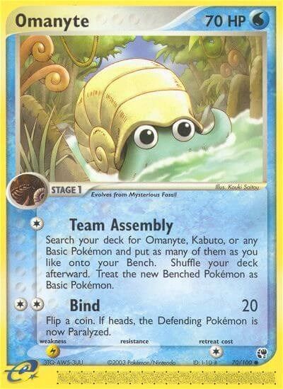 Omanyte [Reverse Holo] #70