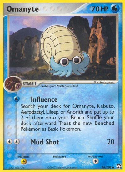 Omanyte [Reverse Holo] #56