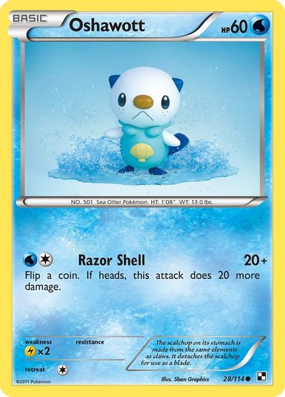Oshawott [Reverse Holo] #27