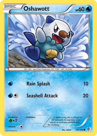 Oshawott [Reverse Holo] #39
