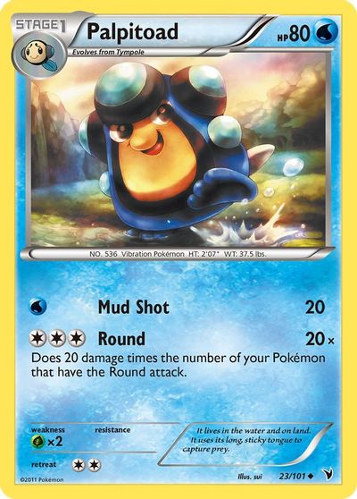 Palpitoad [Reverse Holo] #23