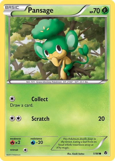 Pansage [Reverse Holo] #1