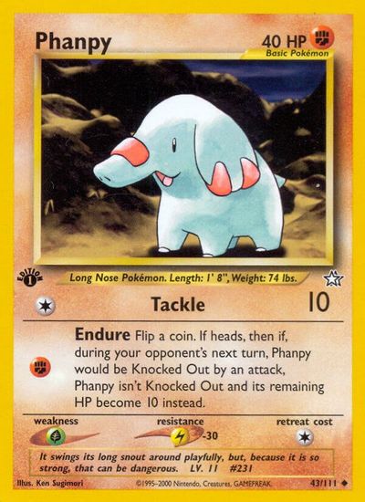 Phanpy [1st Edition] #43
