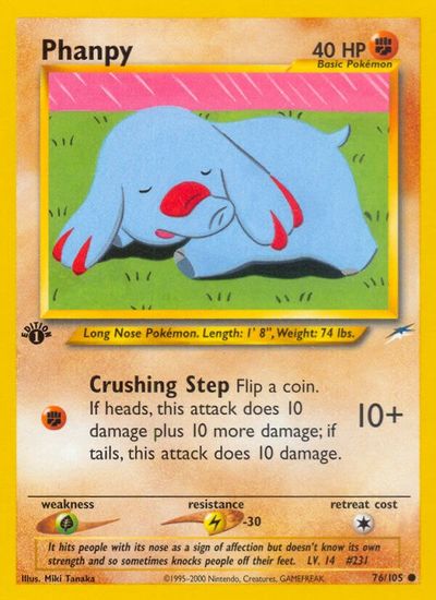 Phanpy [1st Edition] #76