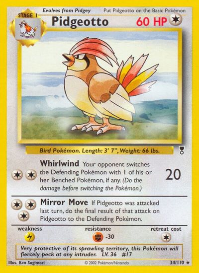 Pidgeotto [Reverse Holo] #34
