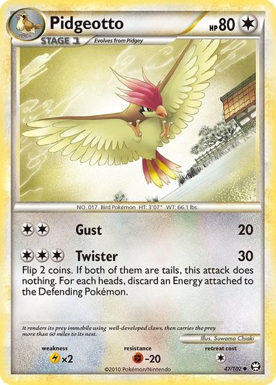 Pidgeotto [Reverse Holo] #47