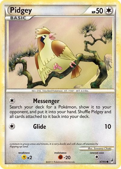 Pidgey [Reverse Holo] #67