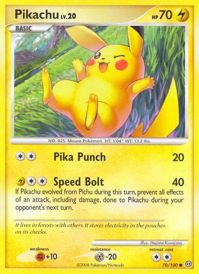 Pikachu [Reverse Holo] #70