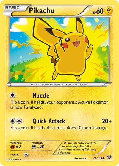Pikachu [Reverse Holo] #42