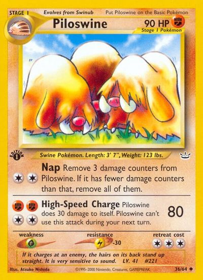 Piloswine [1st Edition] #36