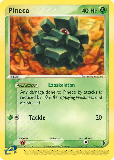 Pineco [Reverse Holo] #71