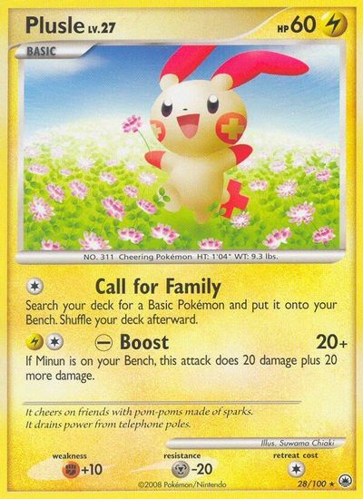 Plusle [Reverse Holo] #28