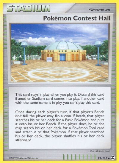 Pokemon Contest Hall [Reverse Holo] #93