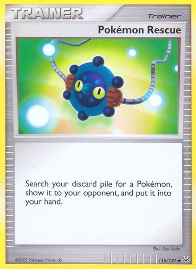 Pokemon Rescue [Reverse Holo] #115