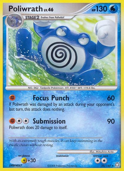 Poliwrath [Reverse Holo] #35