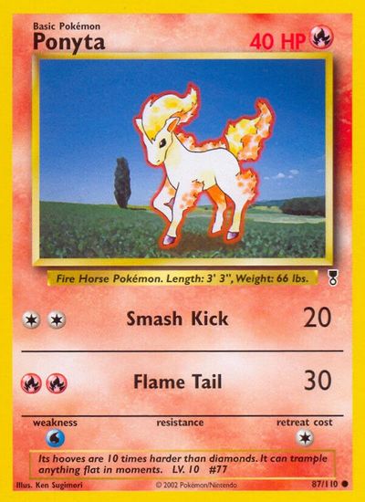 Ponyta [Reverse Holo] #87