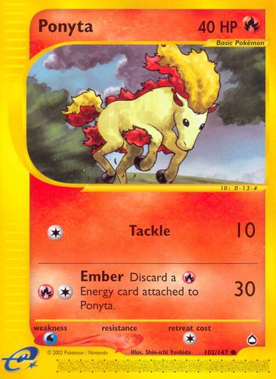 Ponyta [Reverse Holo] #102