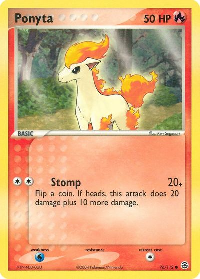 Ponyta [Reverse Holo] #76