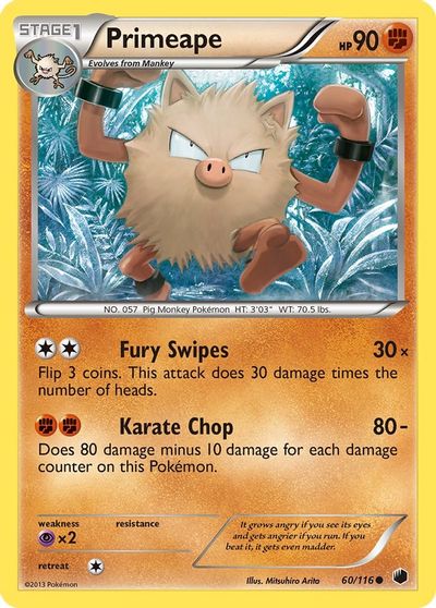 Primeape [Reverse Holo] #60