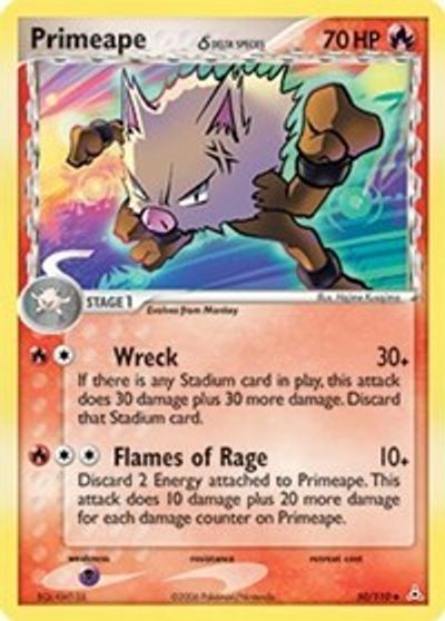 Primeape [Reverse Holo] #50