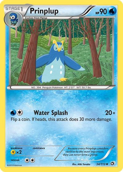 Prinplup [Reverse Holo] #34