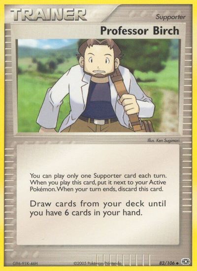 Professor Birch [Reverse Holo] #82