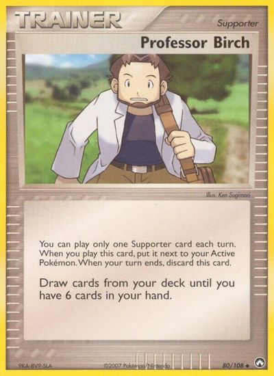 Professor Birch [Reverse Holo] #80