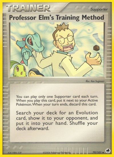 Professor Elm's Training Method [Reverse Holo] #79