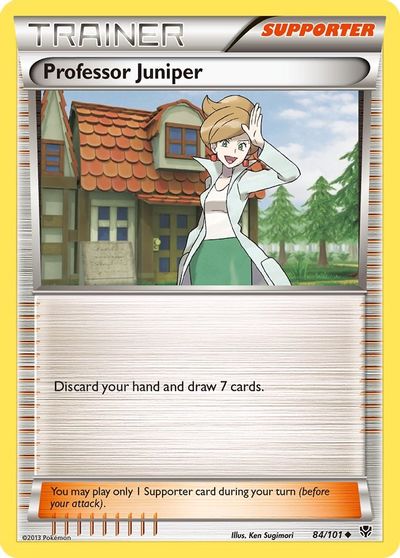 Professor Juniper [Reverse Holo] #84