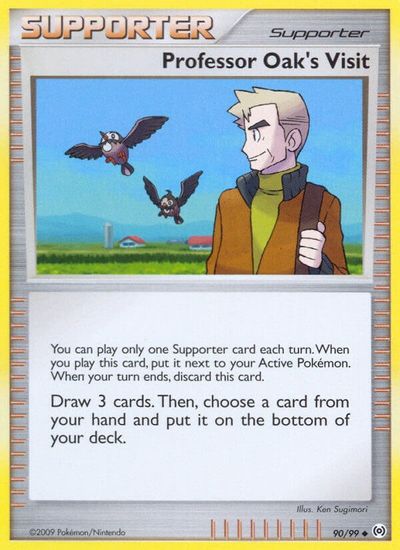 Professor Oak's Visit [Reverse Holo] #90
