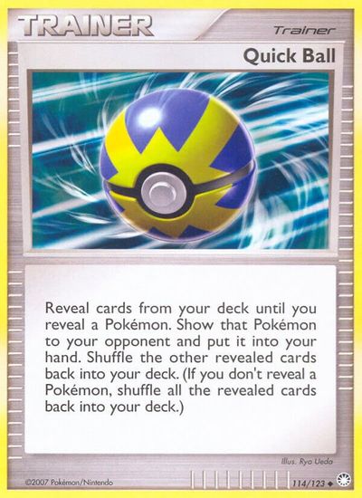 Quick Ball [Reverse Holo] #114