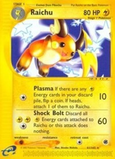 Raichu [Reverse Holo] #61