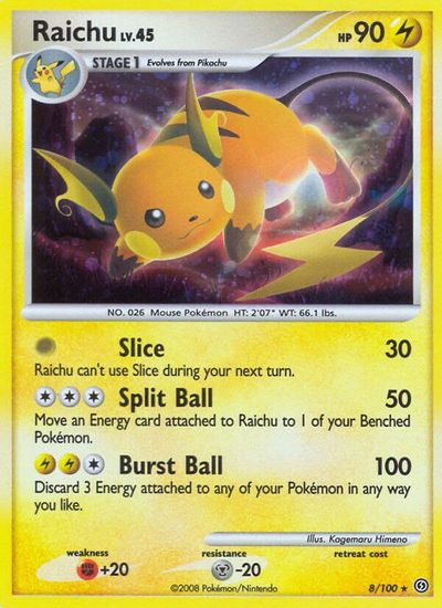 Raichu [Reverse Holo] #8