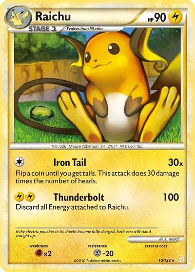 Raichu [Reverse Holo] #10