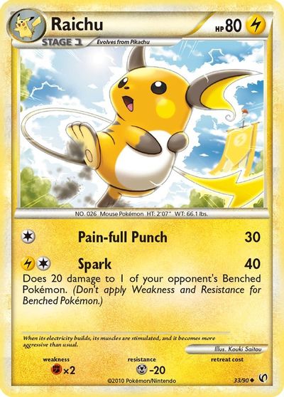 Raichu [Reverse Holo] #33