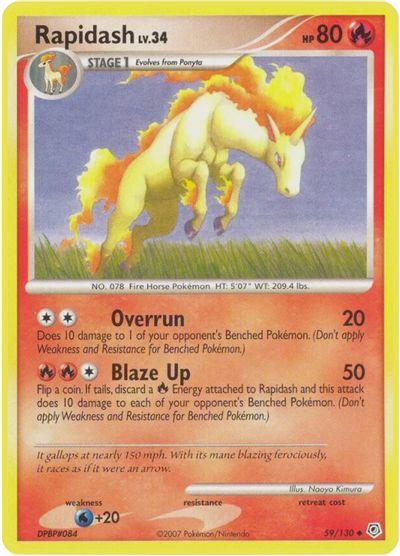 Rapidash [Reverse Holo] #59
