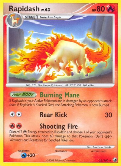 Rapidash [Reverse Holo] #22