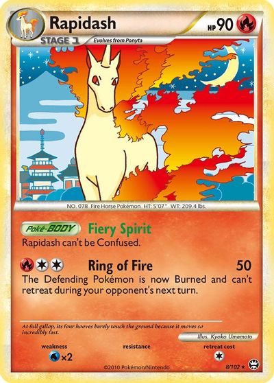 Rapidash [Reverse Holo] #8