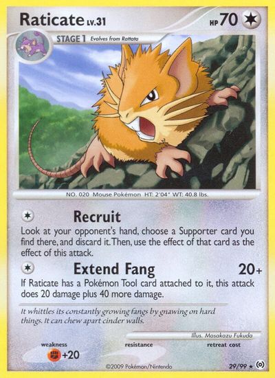 Raticate [Reverse Holo] #29