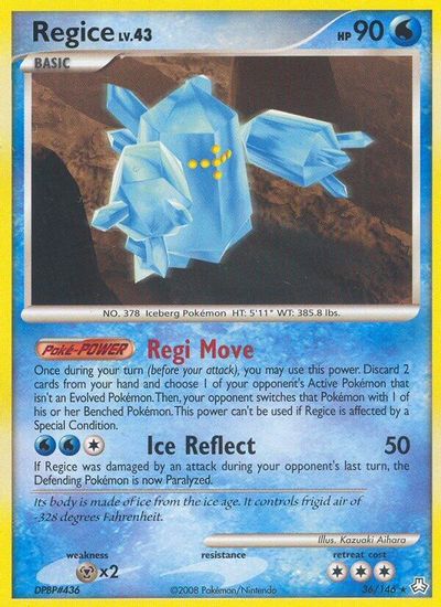 Regice [Reverse Holo] #36