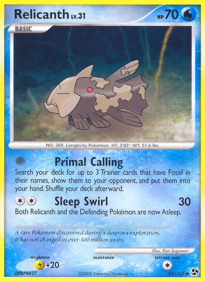Relicanth [Reverse Holo] #51