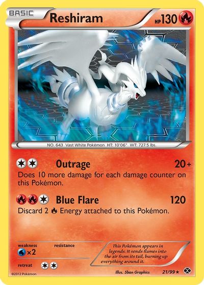 Reshiram [Reverse Holo] #21