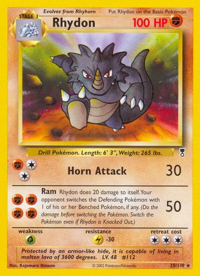 Rhydon [Reverse Holo] #35