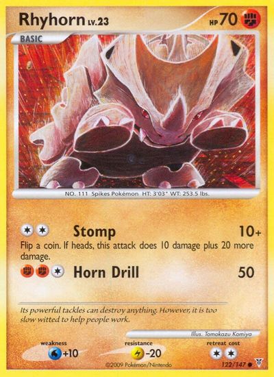 Rhyhorn [Reverse Holo] #122