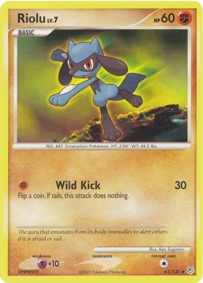 Riolu [Reverse Holo] #61